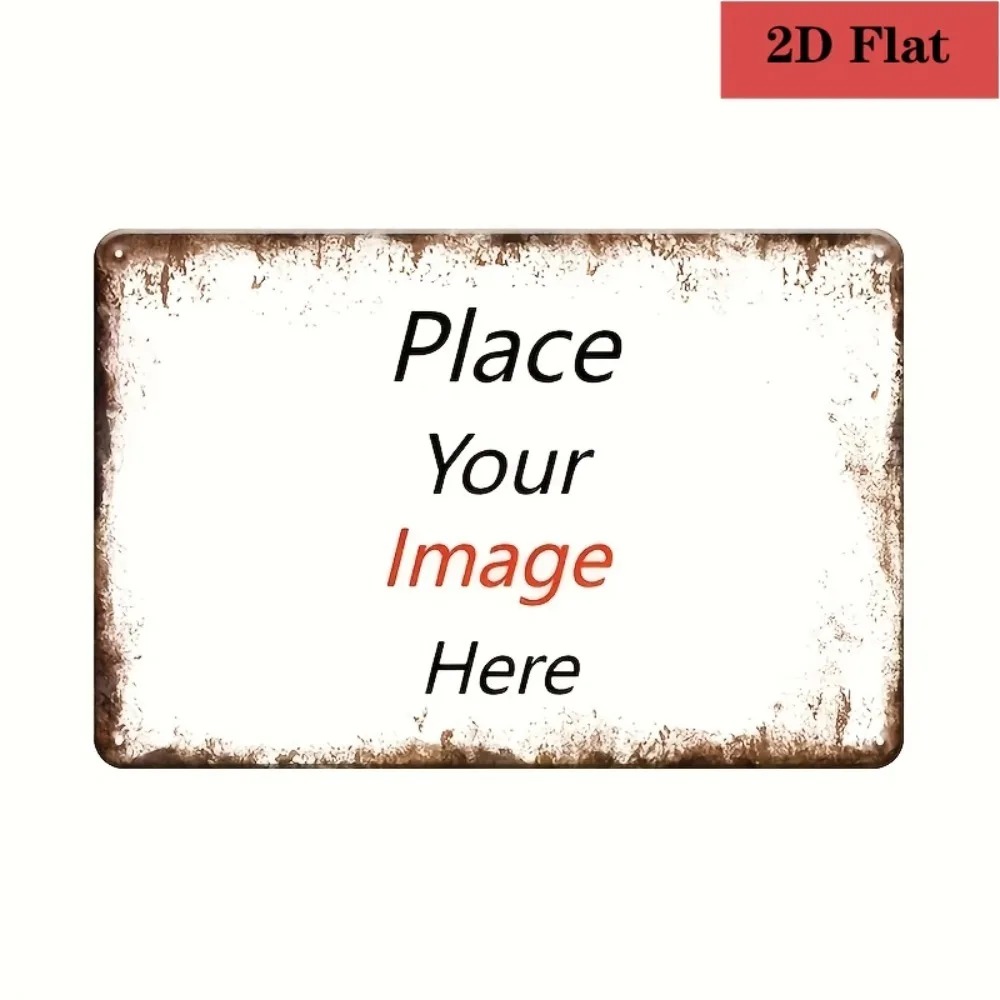 Home Bar And Restaurant - 8×12 Zoll anpassbare Metallplakette, personalisierter Druck,