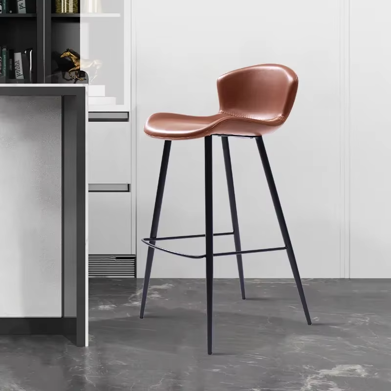 Home Bar Lounge - Designer Minimalistische 2-teilige Barstühle Moderne Lounge