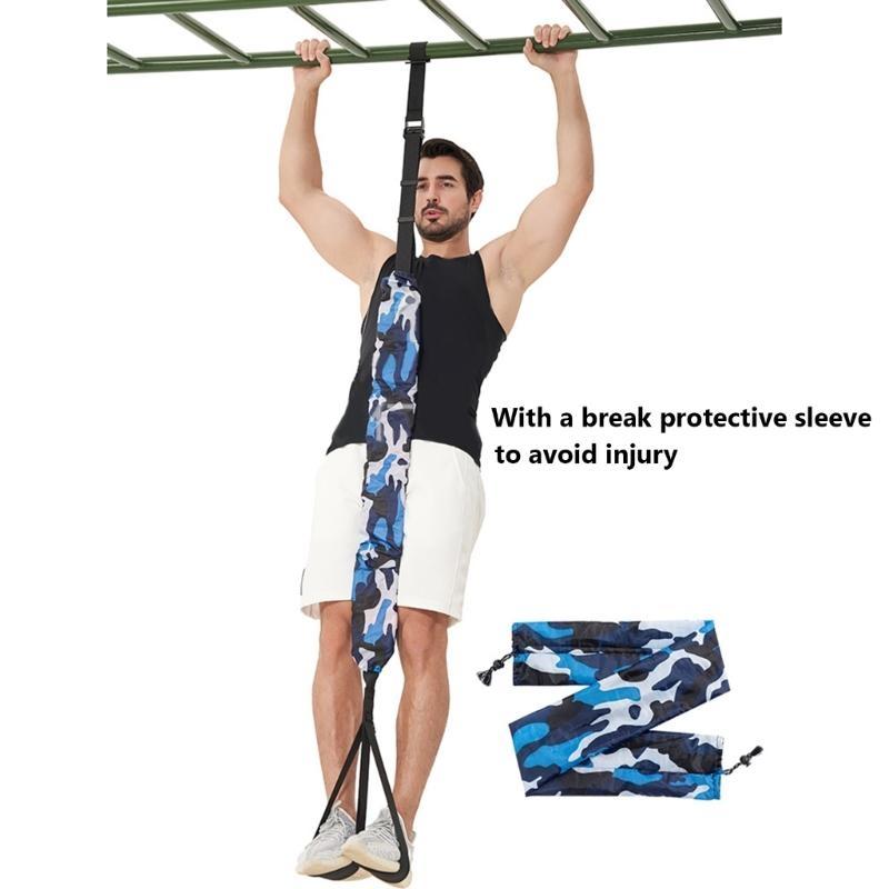 Home Bar Word - 652F Elastische Klimmzughilfe Widerstandsbänder Heimgymnastik Reck-Hängegürtel