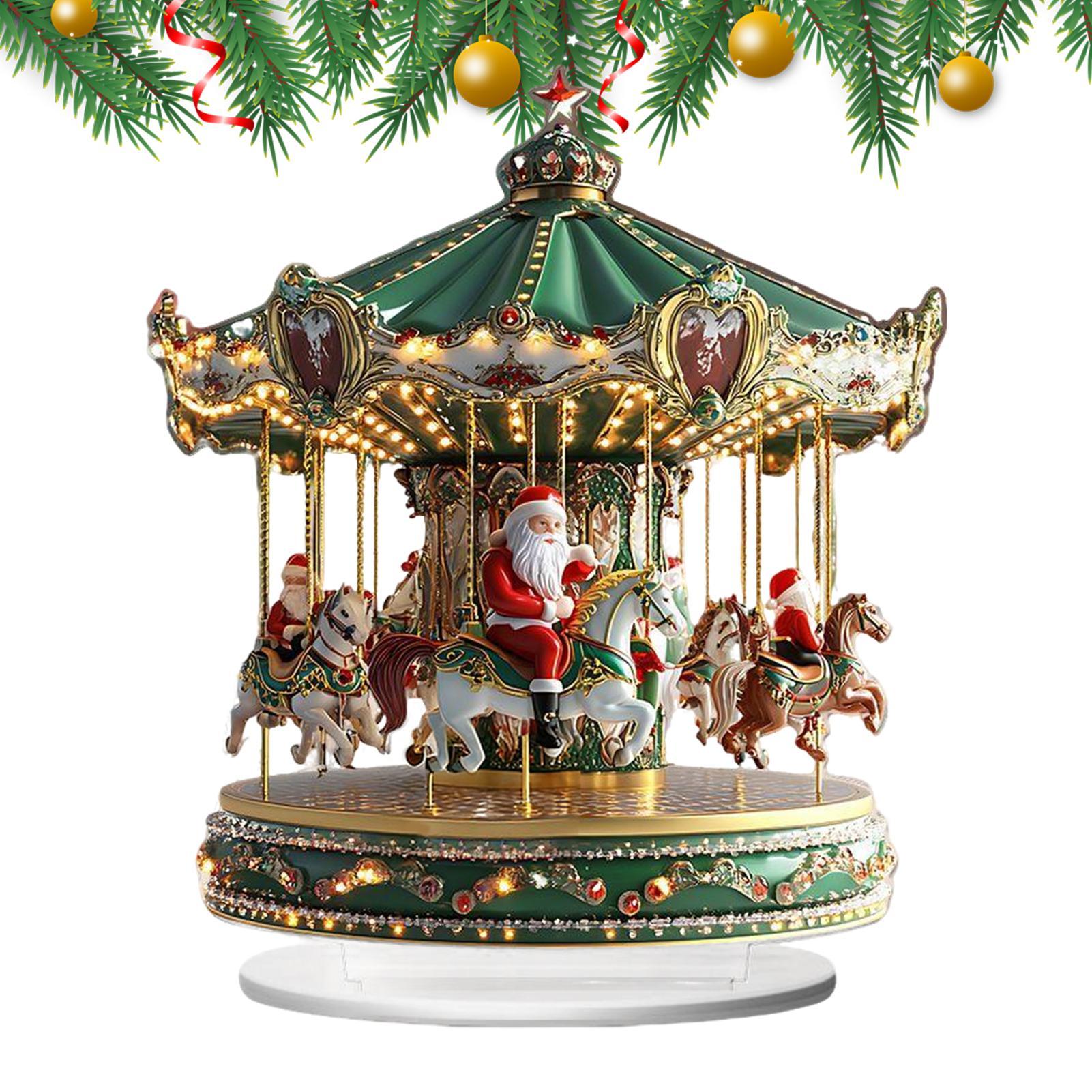 Home Bar Shelves - Weihnachten Karussell Acryl 2D Home Decor