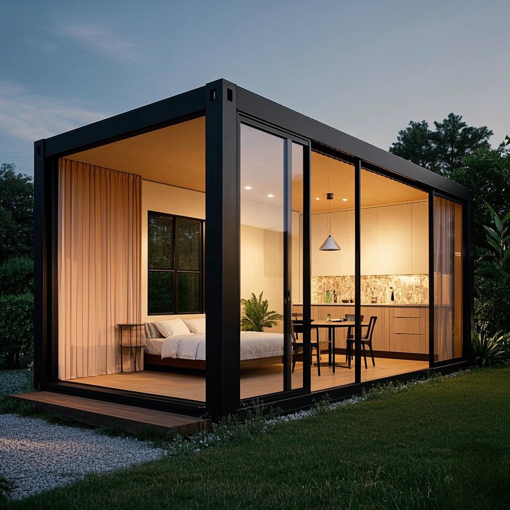 Home Bar And Coffee - 20Ft 40ft Faltbares Bewegliches Flat-Pack Kaffeehaus