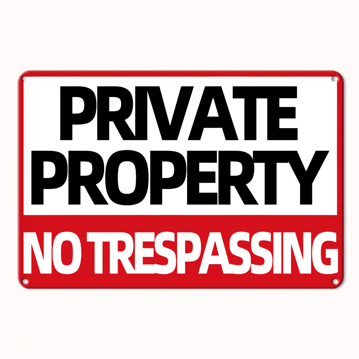 Home Bar And Restaurant - Raumdekoration, humorvolles Metallschild „Private Property No