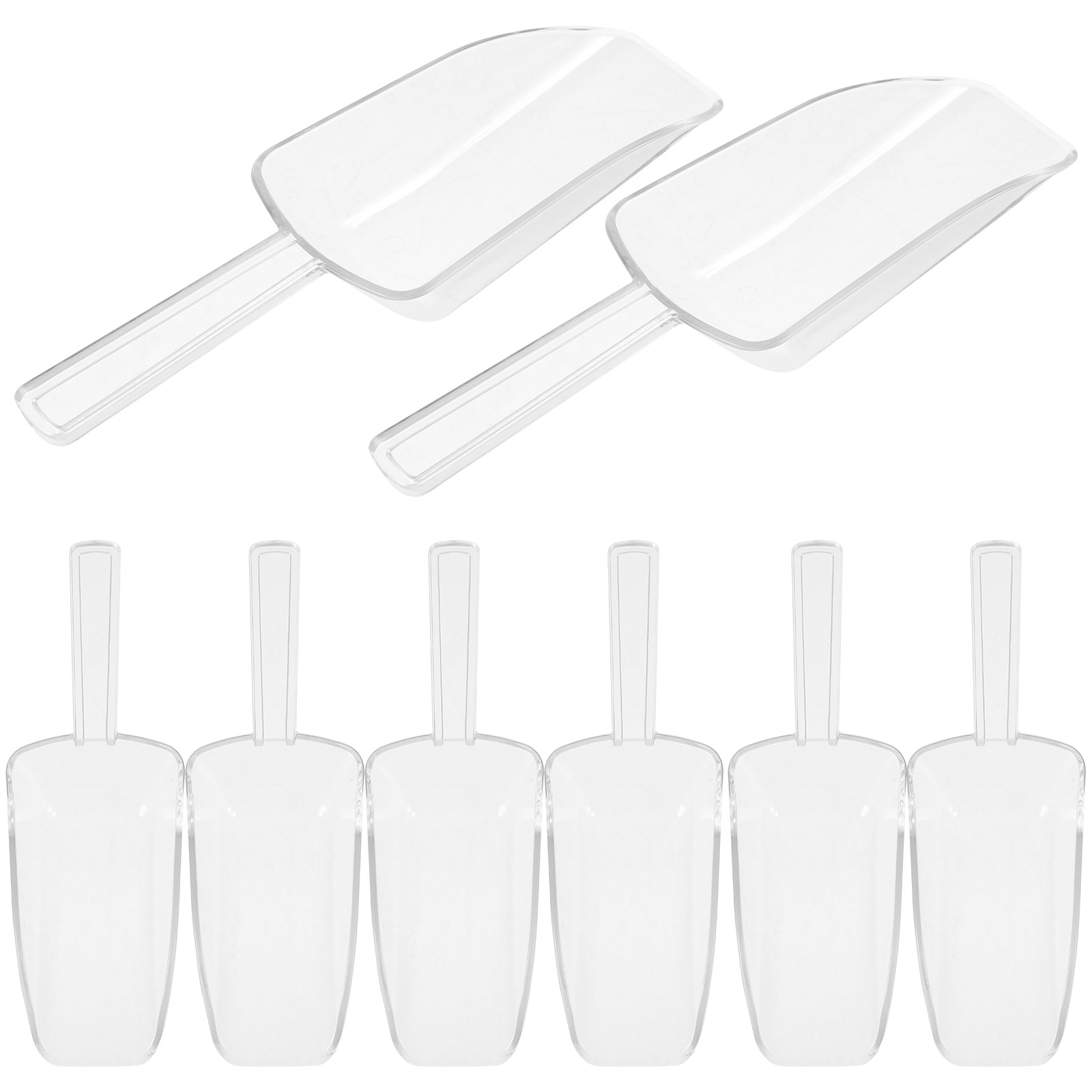 Ice Pick Pick - 8 Stück Lebensmittelschaufel, Mini-Kunststoff, für Süßigkeiten,