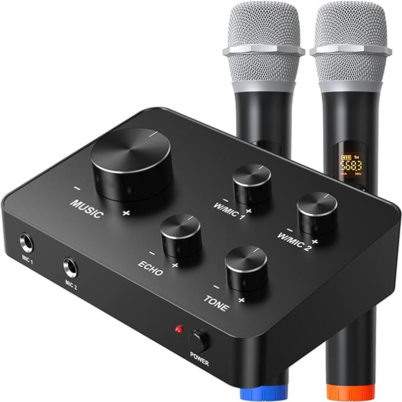 Home Bar And Theater - Smart TV Kabelloses Handmikrofon Karaoke-Mixer-System HD
