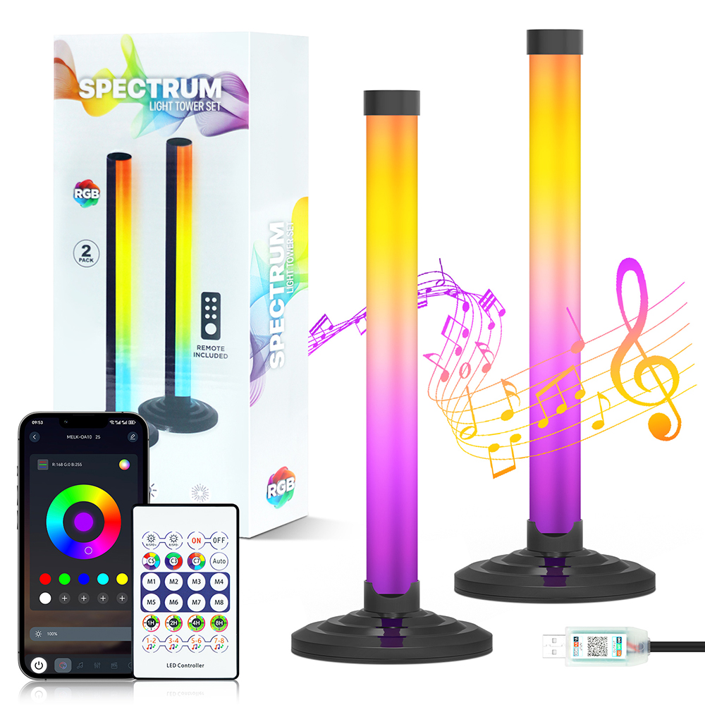 Home Bar And Theater - 5V Smart LED Eck-Stehlampe RGB Music