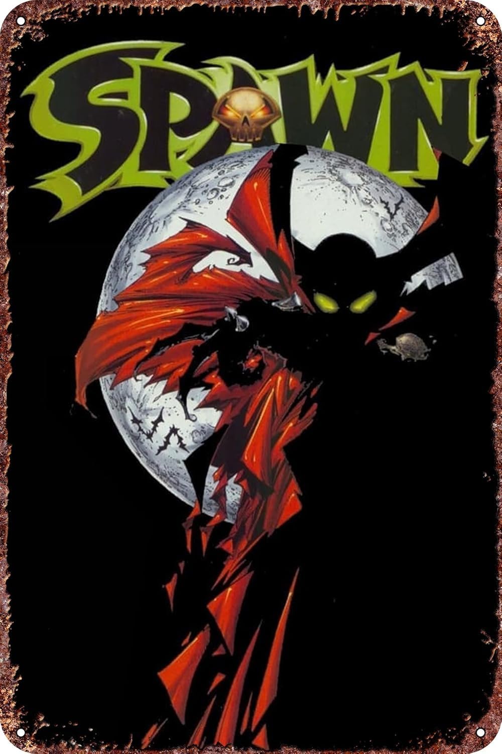 Home Bar And Restaurant - Todd McFarlane;s Spawn Fun Retro Blechschild