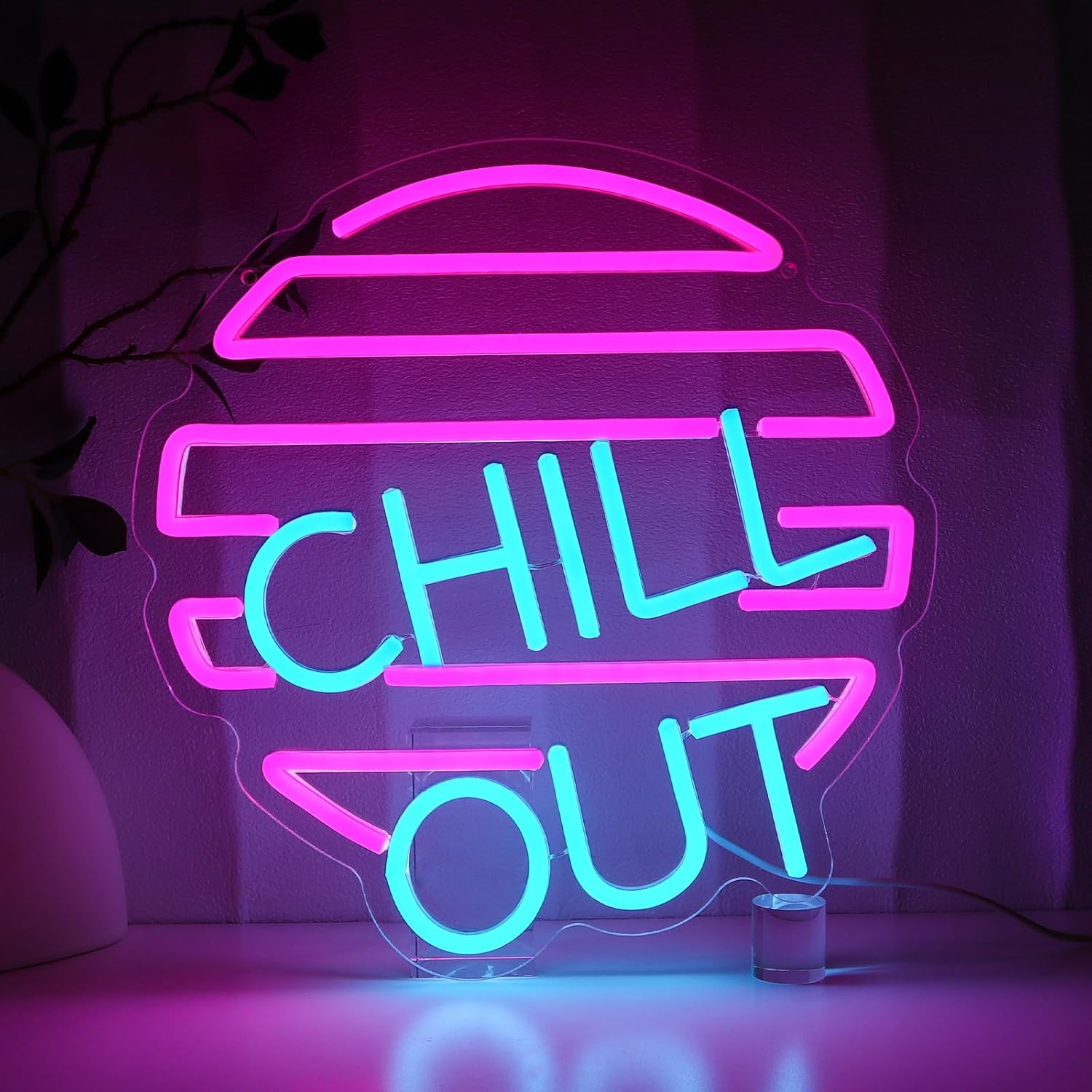 Home Bar Lounge - Chill Out Leucht reklame für Wand