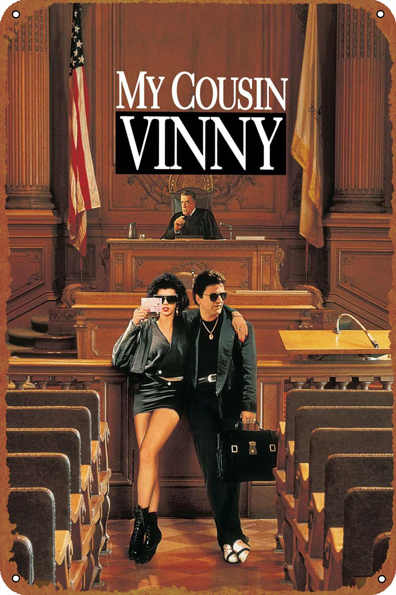 Home Bar And Restaurant - My Cousin Vinny Filmplakat, Blechschild, Metallschild,