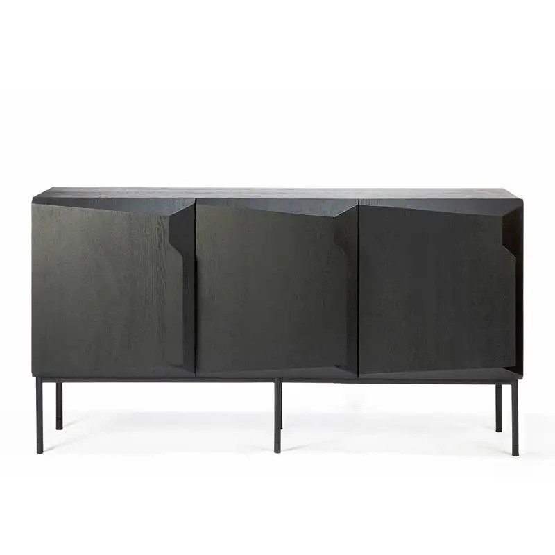Home Bar Lounge - Massivholz Schwarz Vitrine Eingang Bar Kaffee