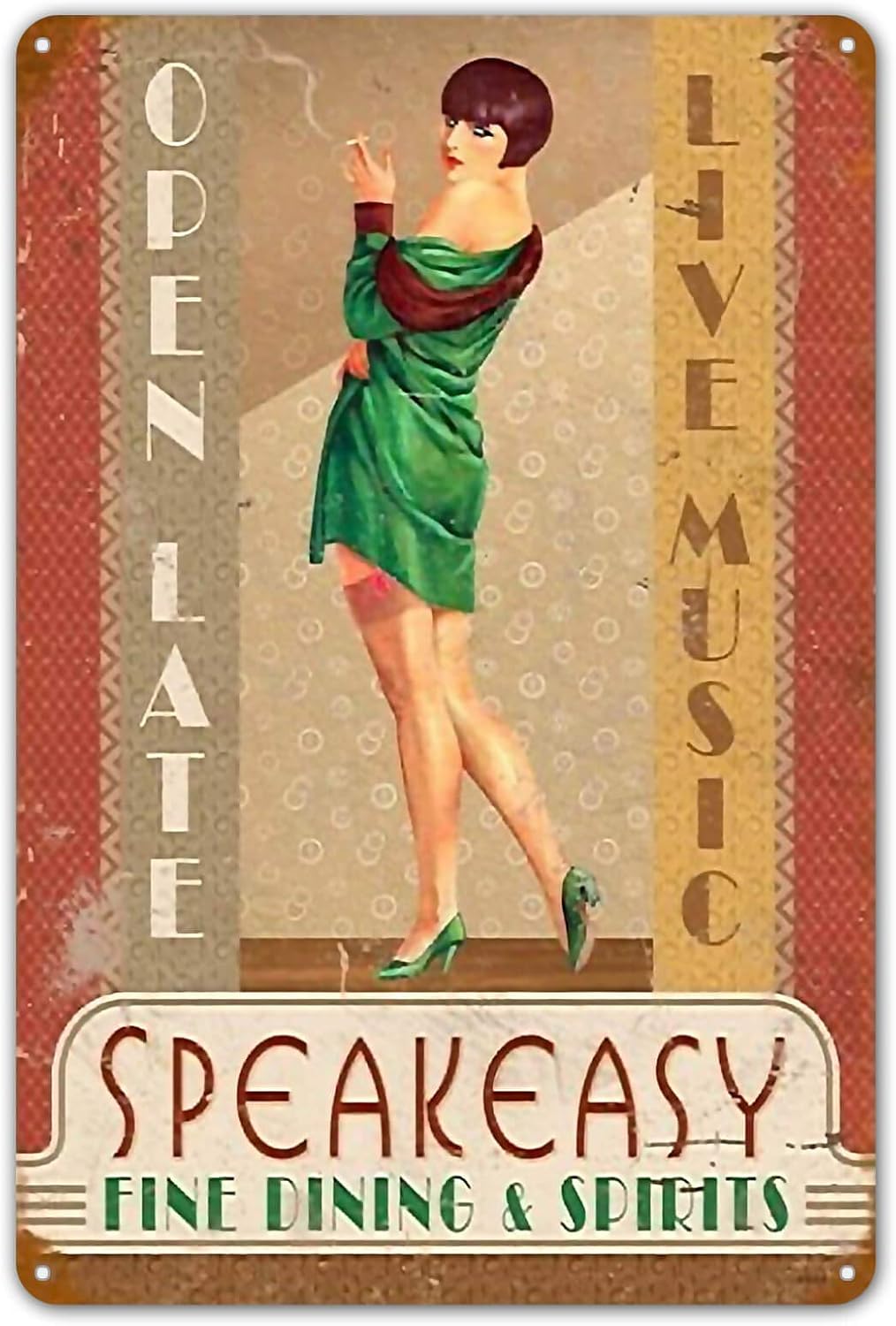 Speakeasy Vintage Blechschild  – Home Bar And Coffee Bewertung und Preis
