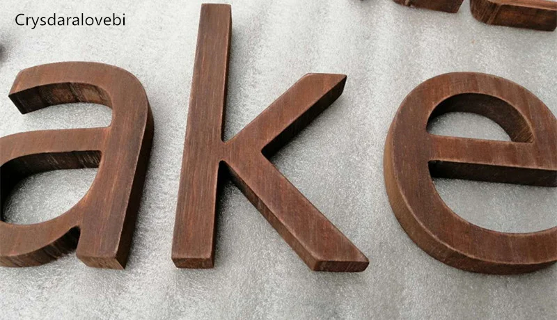 1 Stück Walnuss Retro Holz per – Home Bar Word Bewertung und Preis