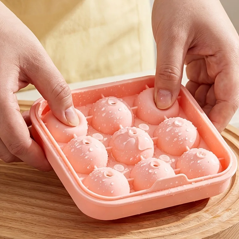 9-Loch-Silikonform für Fußball – Ice Mold Sphere Bewertung und Preis