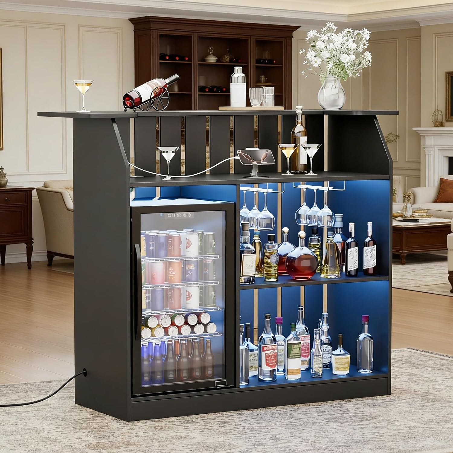 U-förmiger Bartisch, Hausbar-E – Home Bar And Fridge Bewertung und Preis