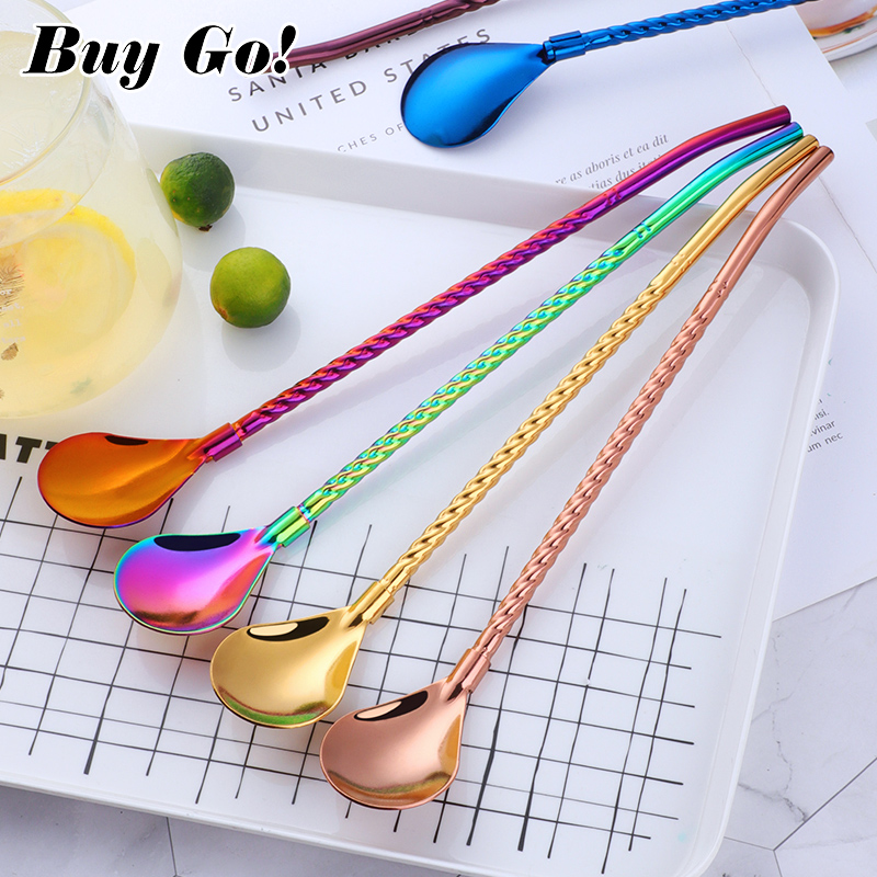 1PC Lange Großen Verdrehten St – Bar Spoon Twisted Bewertung und Preis