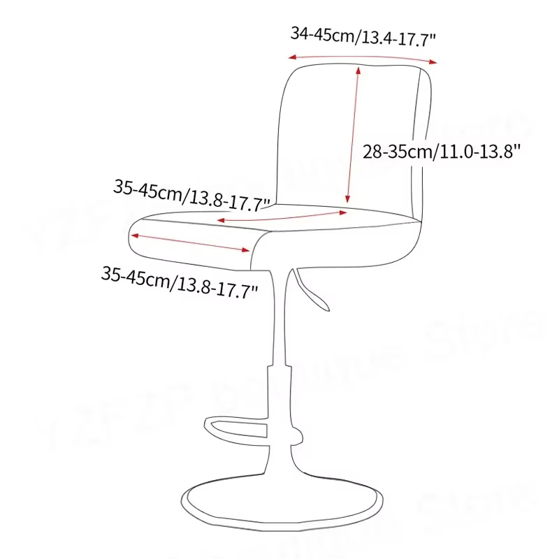 Jacquard Barhocker Stuhlbezug  – Home Bar Seating Bewertung und Preis
