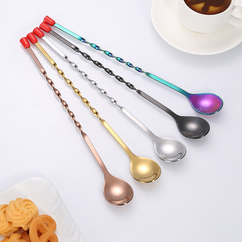 100 Teile/los Edelstahl Twiste – Bar Spoon Twisted Bewertung und Preis