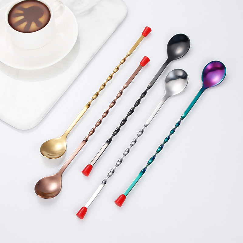 100 Teile/los Edelstahl Twiste – Bar Spoon Twisted Bewertung und Preis