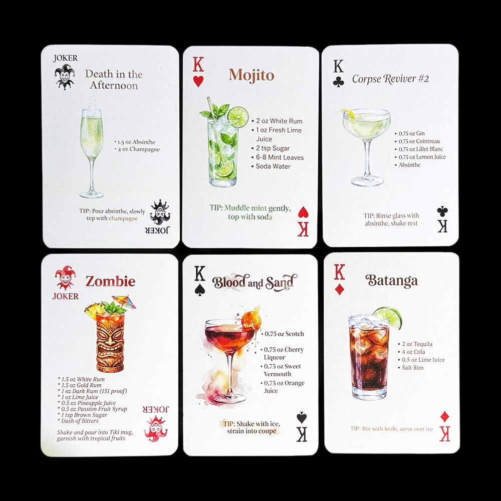 54-teiliges Cocktail-Rezept-Sp – Cocktail Recipe Book Bewertung und Preis