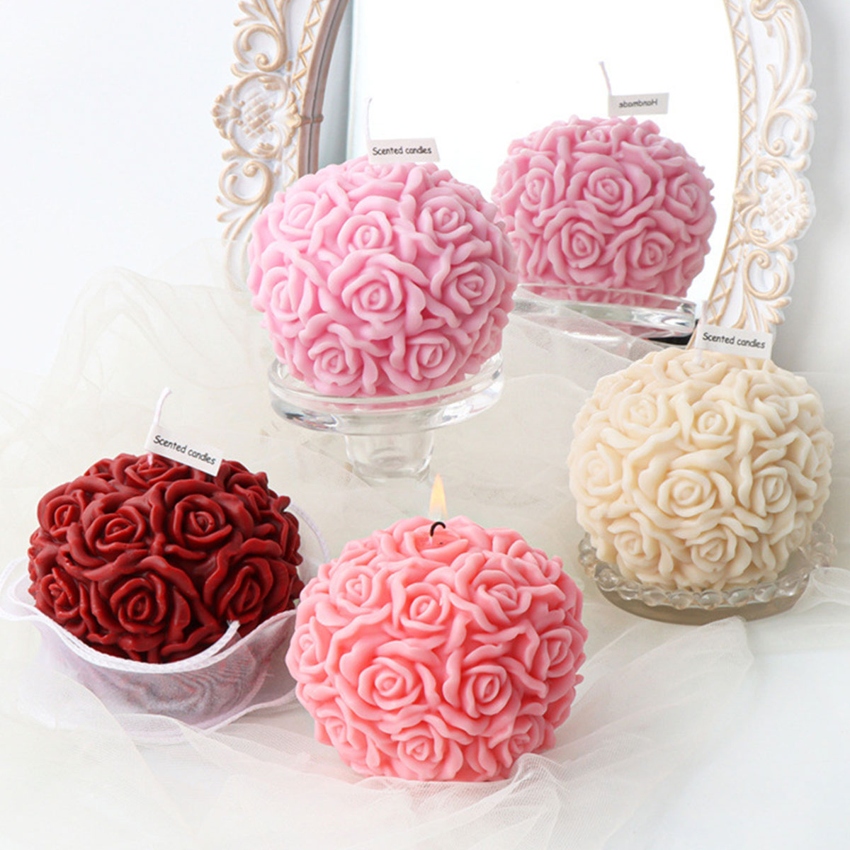 Multi Size Flower Series Kerze – Ice Mold Sphere Bewertung und Preis