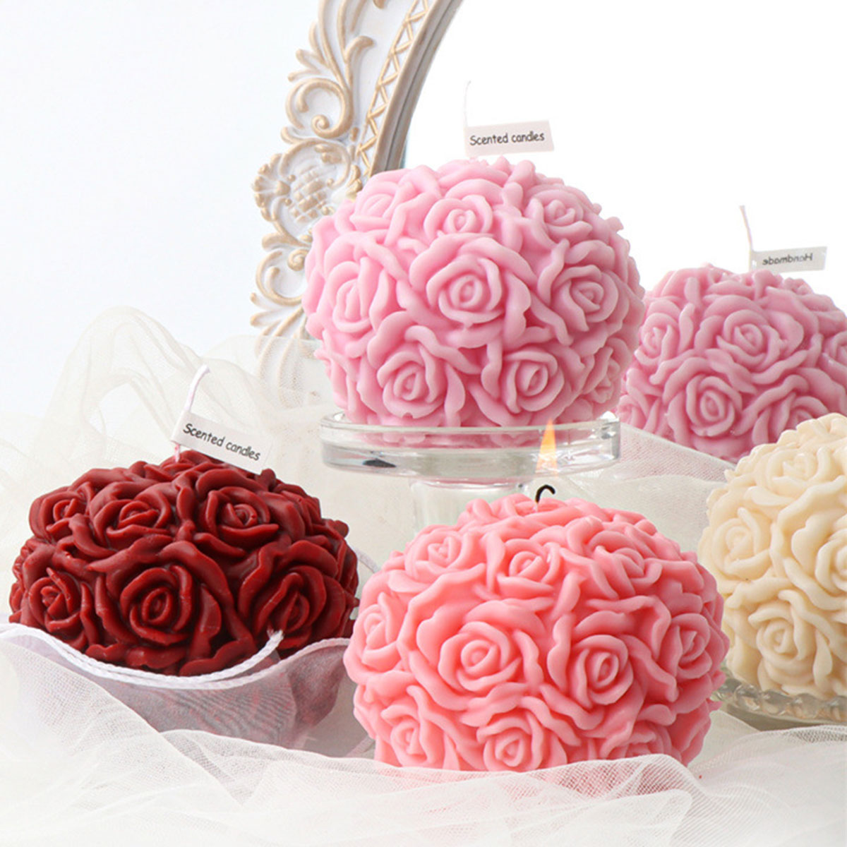 Multi Size Flower Series Kerze – Ice Mold Sphere Bewertung und Preis