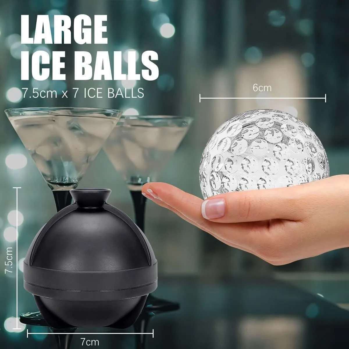 Eisbällchenhersteller aus lebe – Ice Mold Sphere Bewertung und Preis