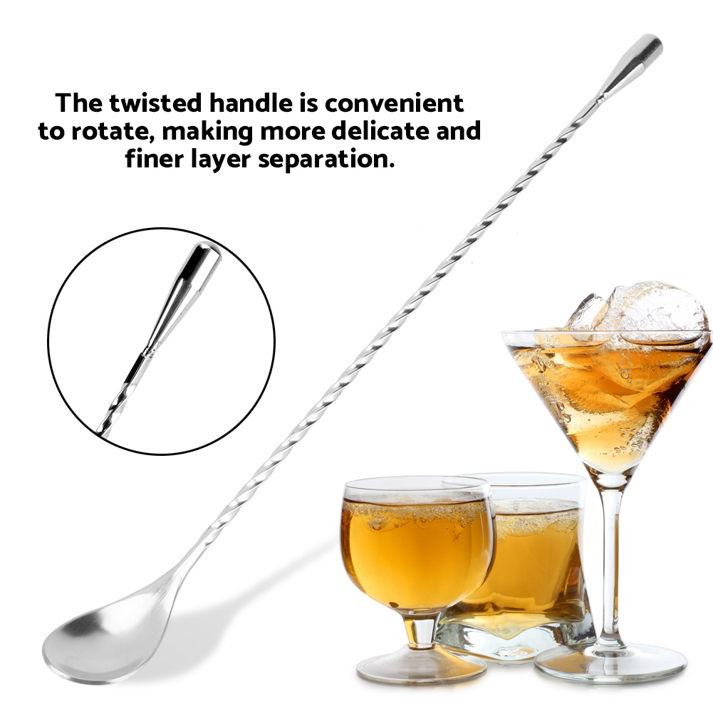 Edelstahl-Barlöffel mit Langem – Bar Spoon Twisted Bewertung und Preis