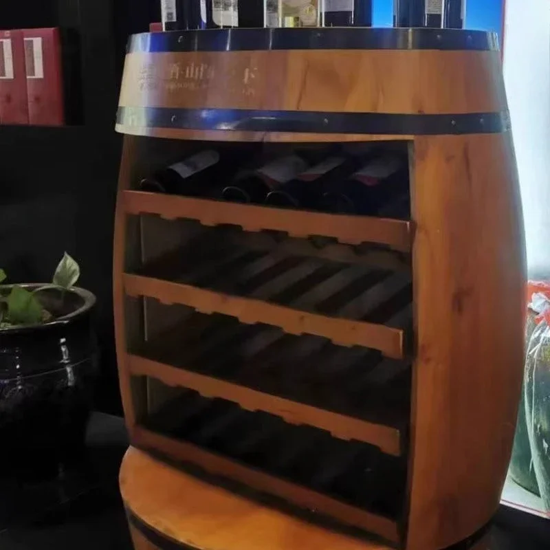 Massivholz Weinregal Eiche Fas – Home Bar Shelves Bewertung und Preis