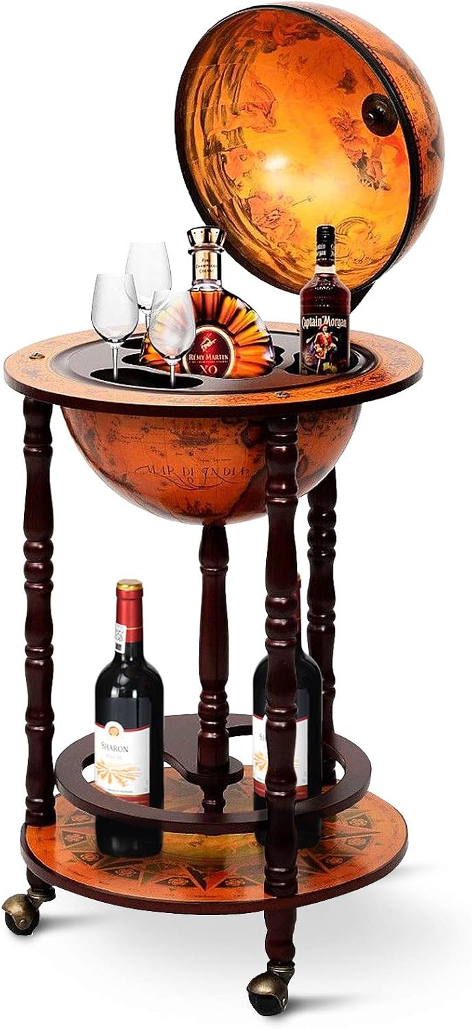 Globus-Barwagen, Spirituosen-B – Home Bar Shelves Bewertung und Preis