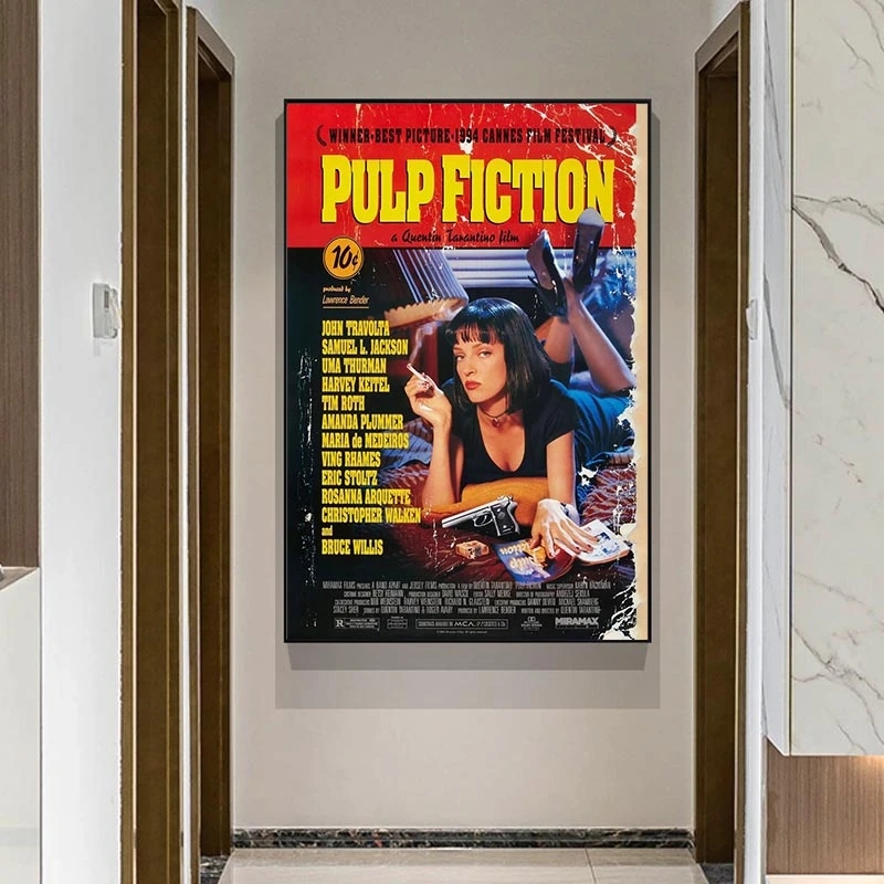 Klassische Film Pulp Fiction P – Home Bar And Theater Bewertung und Preis