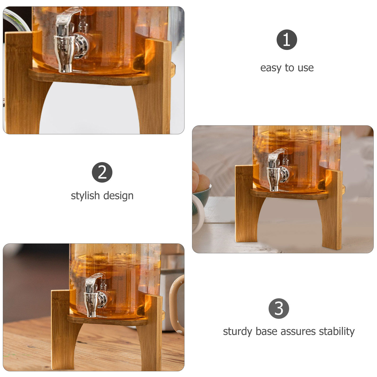 Stilvoller Getränkespenderstän – Home Bar Shelf Bewertung und Preis