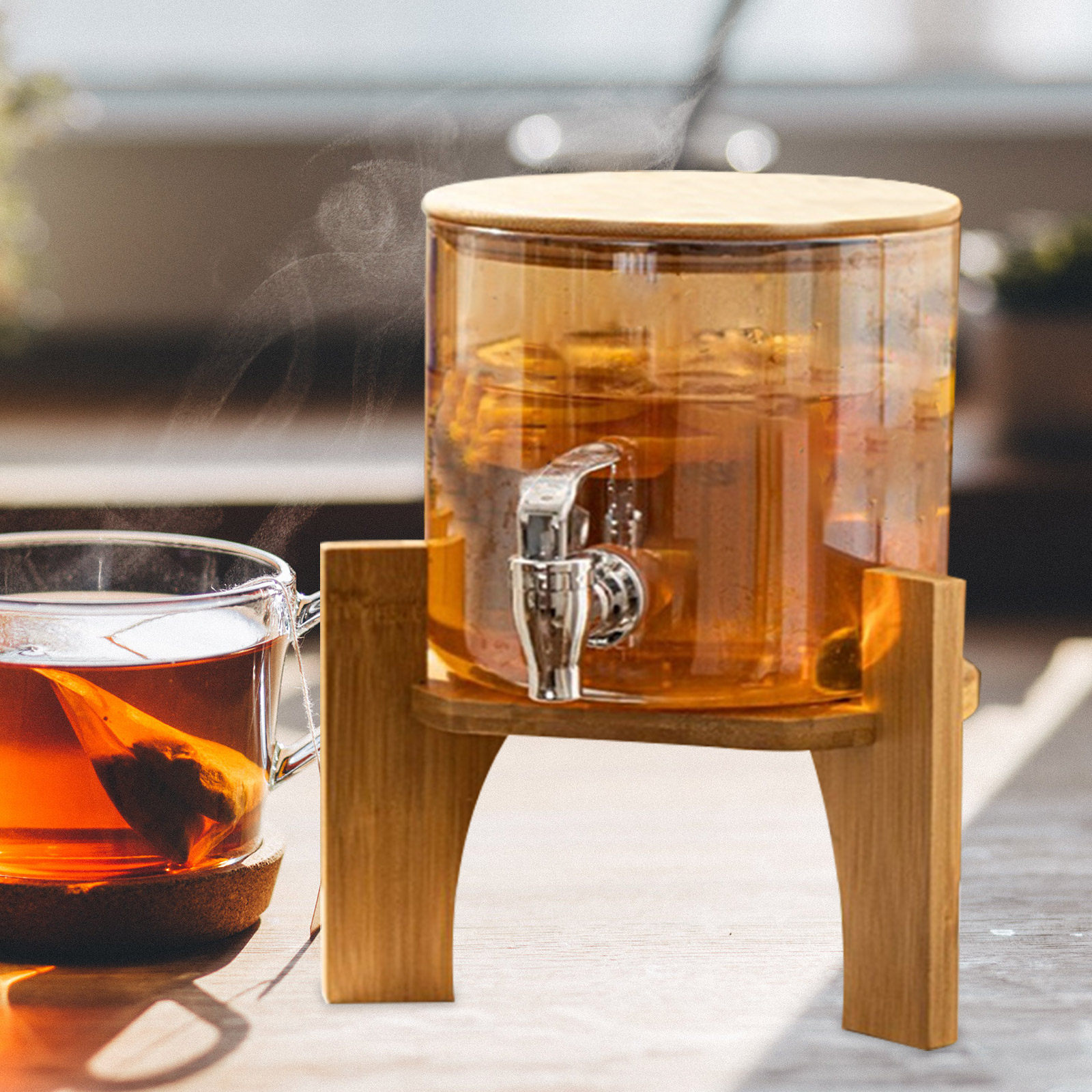 Stilvoller Getränkespenderstän – Home Bar Shelf Bewertung und Preis