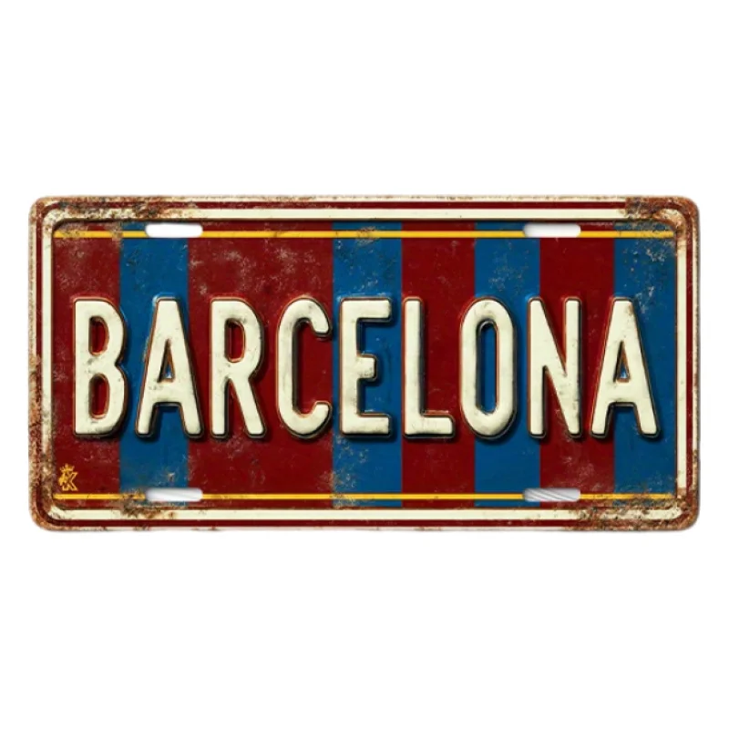 2D Flaches, 1-teiliges Retro B – Home Barcelona Bewertung und Preis
