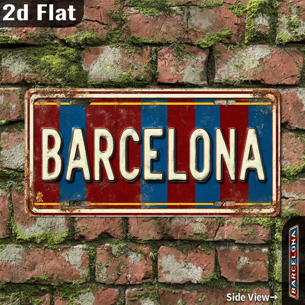 2D Flaches, 1-teiliges Retro B – Home Barcelona Bewertung und Preis