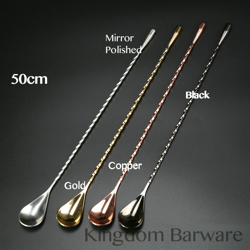 50 cm Cocktail-Bar-Löffel, 304 – Bar Spoon Twisted Bewertung und Preis