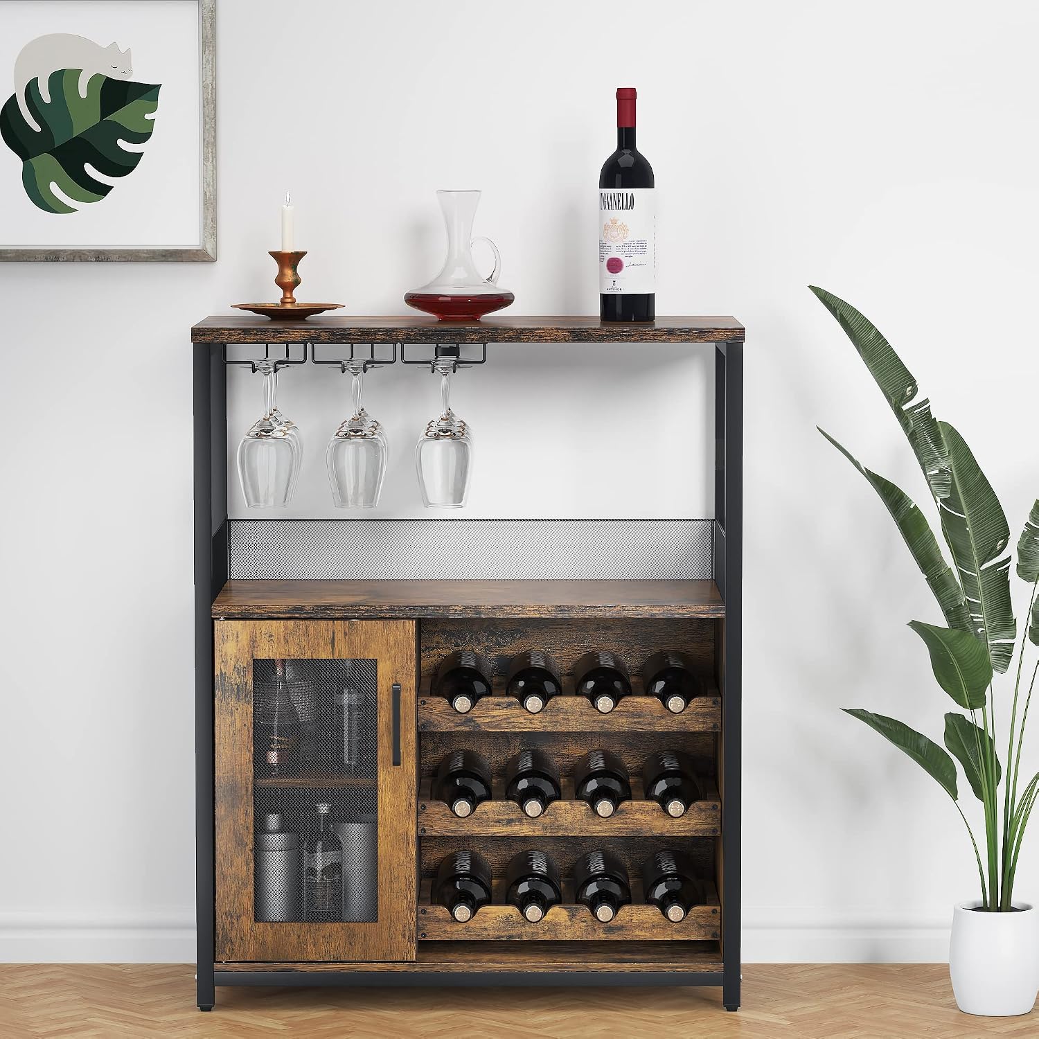 Moderner 36-Zoll-Barschrank in – Home Bar Shelves Bewertung und Preis