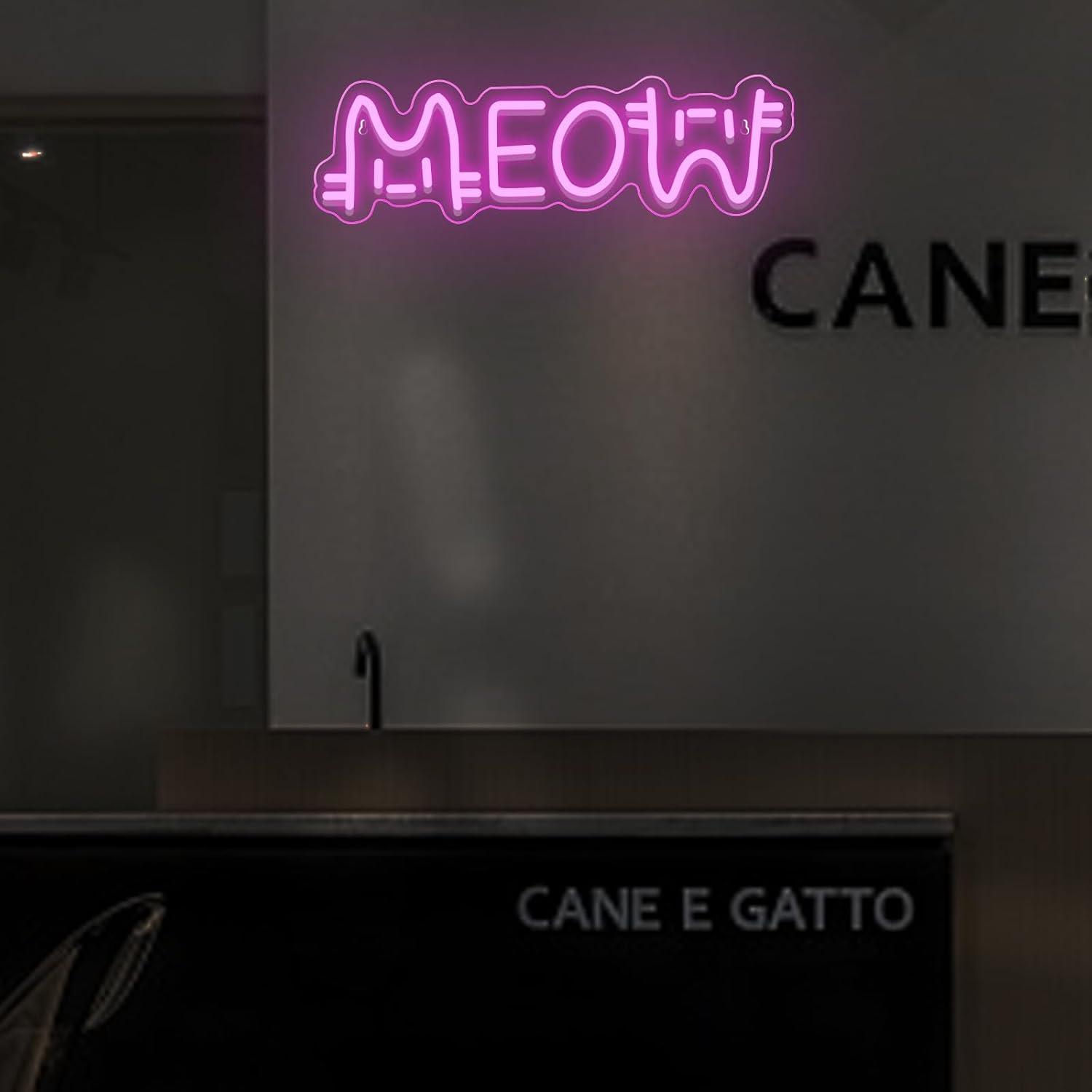 Miau Neon-Schild Katze USB-bet – Home Bar And Restaurant Bewertung und Preis