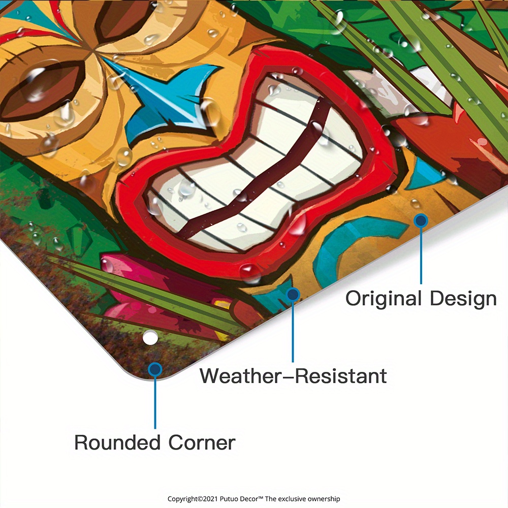 Individuelles Tiki-Bar-Schild, – Home Bar And Restaurant Bewertung und Preis