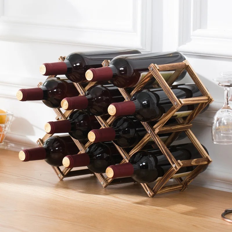Stapelbare Weinregale für 3, 5 – Home Bar Shelf Bewertung und Preis
