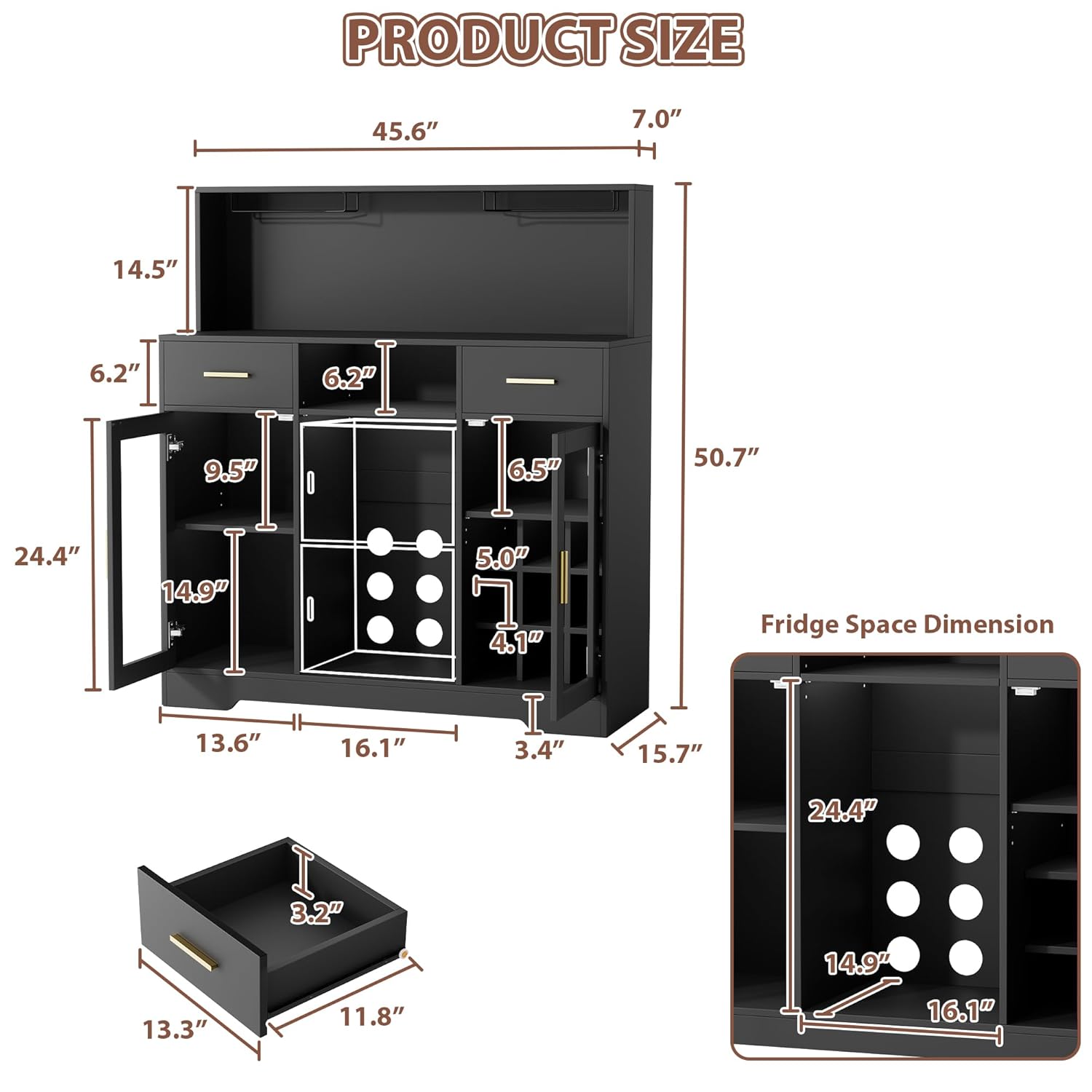 Mini-Kühlschrank-Schrank mit S – Home Bar And Fridge Bewertung und Preis