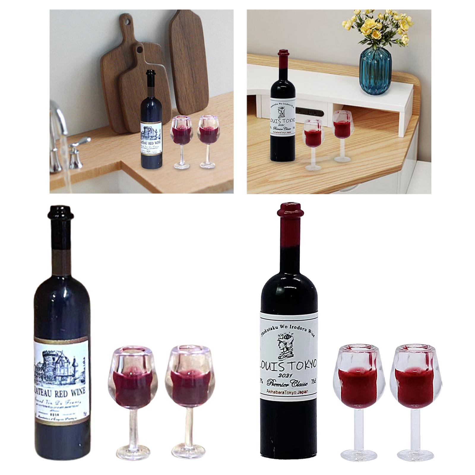 Puppenhaus-Weinflaschenbecher  – Home Bar Shelf Bewertung und Preis