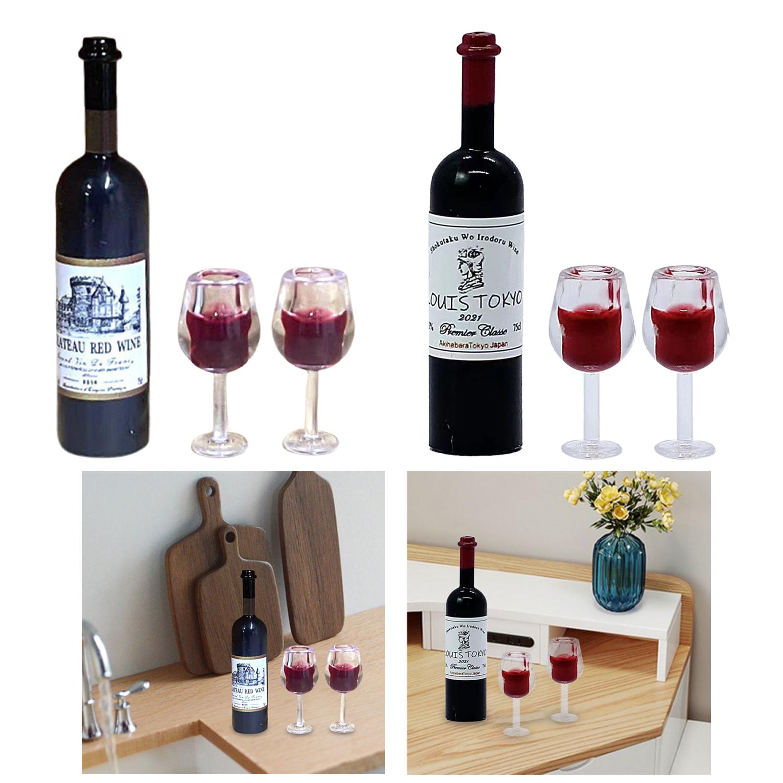 Puppenhaus-Weinflaschenbecher  – Home Bar Shelf Bewertung und Preis