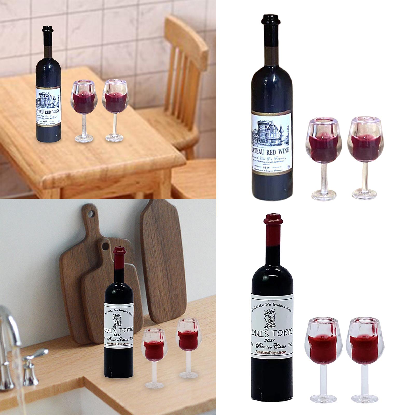 Puppenhaus-Weinflaschenbecher  – Home Bar Shelf Bewertung und Preis