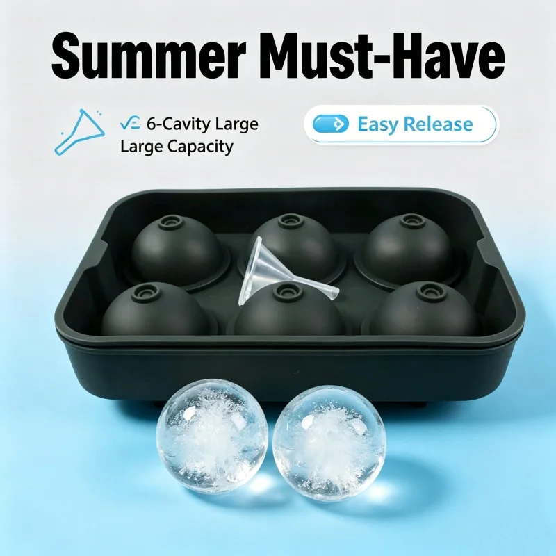 6-Fach Eiskugelform aus Lebens – Ice Mold Sphere Bewertung und Preis