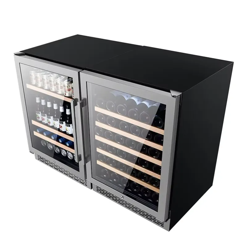 SICAO Edelstahl Dual-Zone Wein – Home Bar And Fridge Bewertung und Preis
