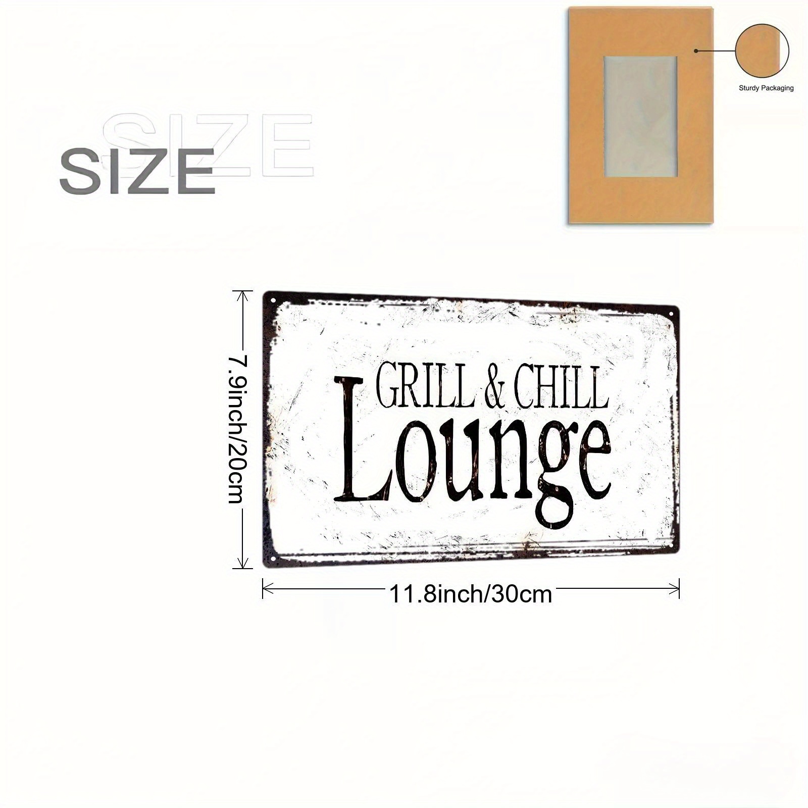Blechschild – Vintage-Grill- u – Home Bar Lounge Bewertung und Preis