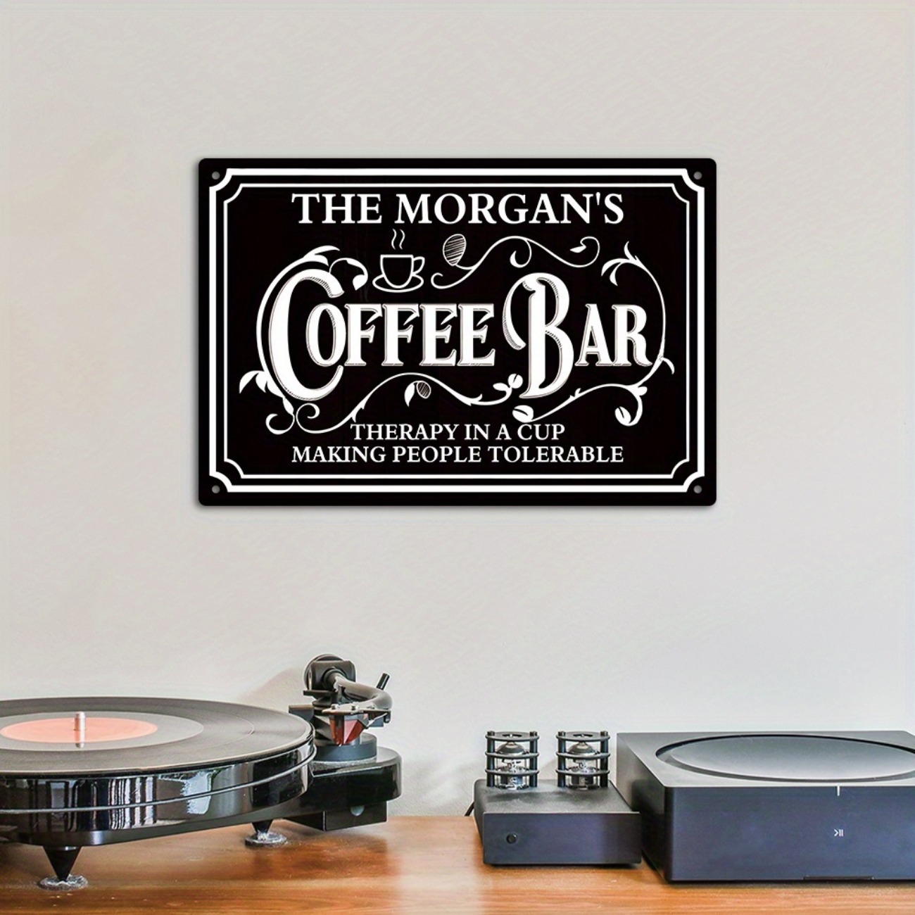 1 Stück personalisiertes The M – Home Bar And Coffee Bewertung und Preis
