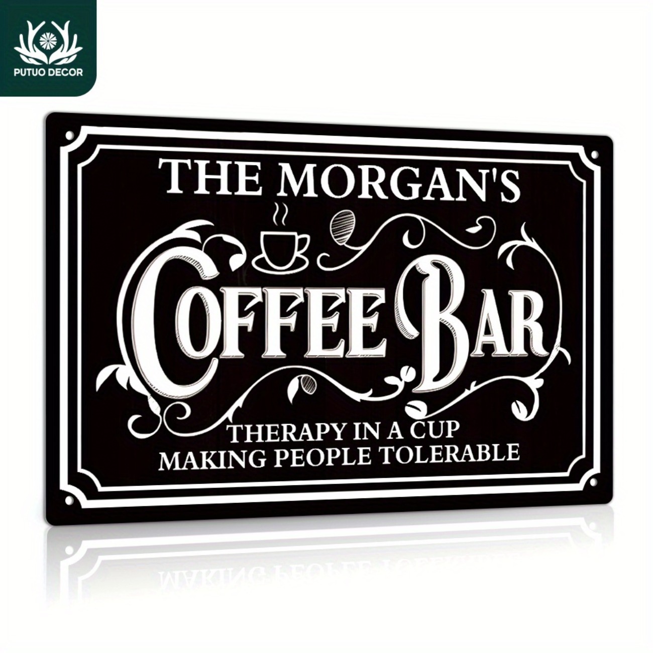 1 Stück personalisiertes The M – Home Bar And Coffee Bewertung und Preis