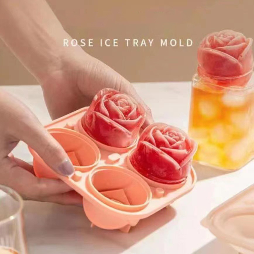 3D-Rosen-Silikon-Eisformen, 4- – Ice Mold Sphere Bewertung und Preis