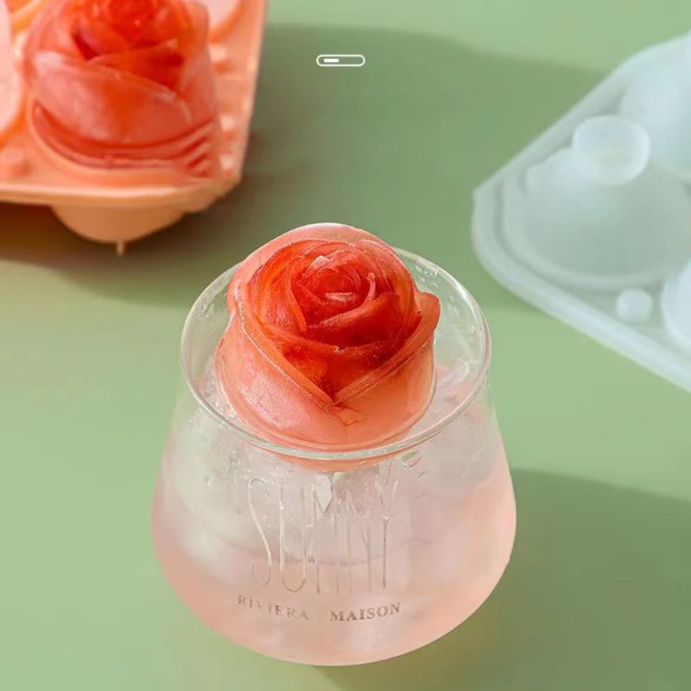 3D-Rosen-Silikon-Eisformen, 4- – Ice Mold Sphere Bewertung und Preis