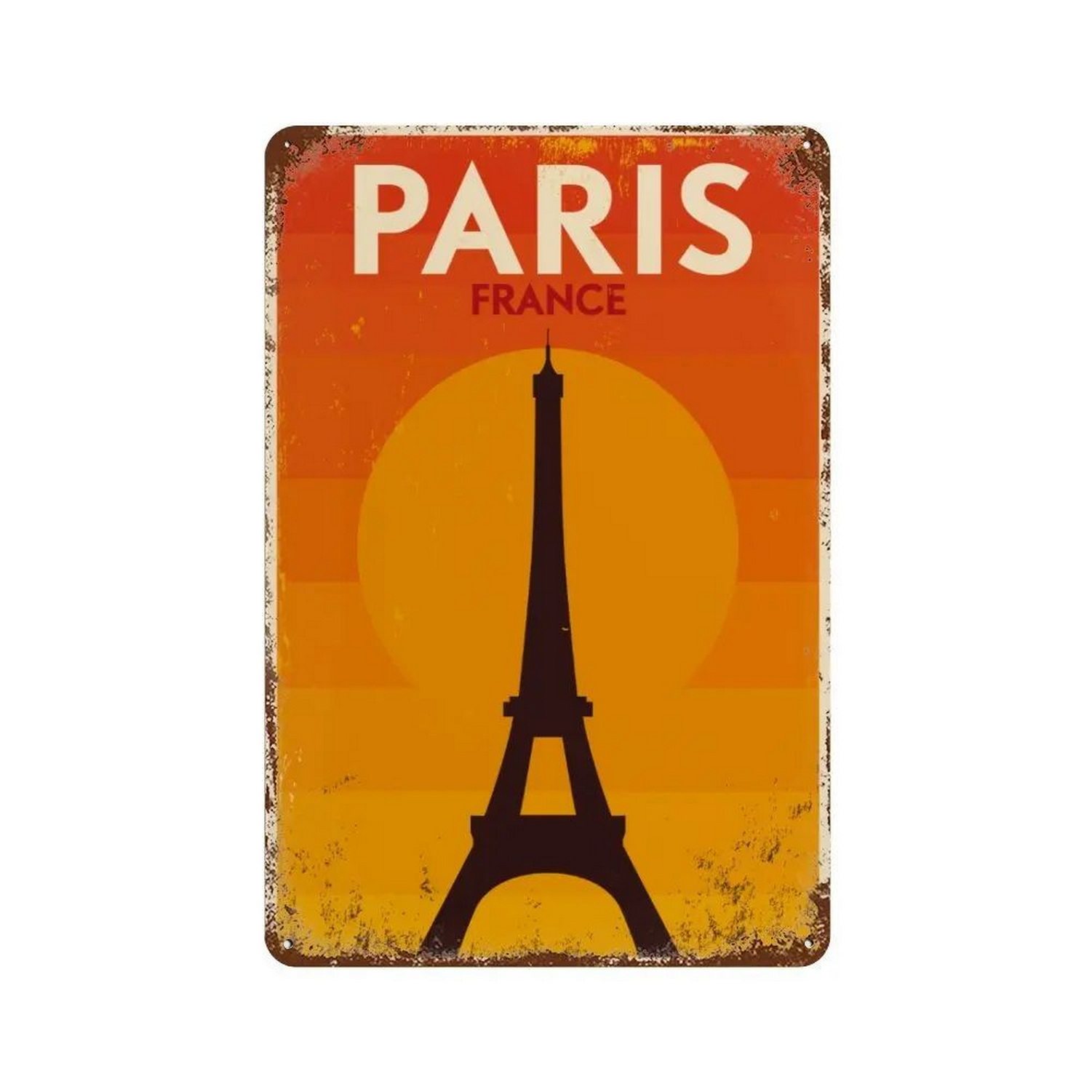 Vintage Reise-Metallschild, Re – Home Barcelona Bewertung und Preis